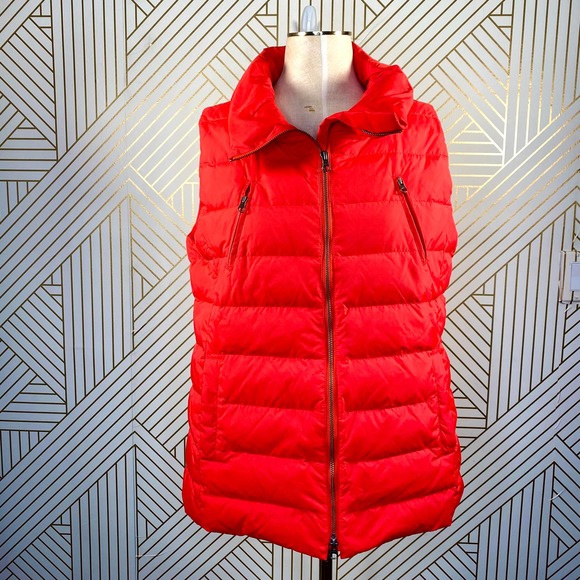 Stand Collar Puffer Vest 